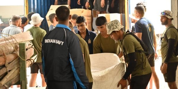 Indian Navy's preparedness for emergency operations in the wake of Cyclone Dana