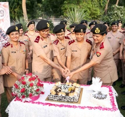 Military Nursing Service (MNS) today celebrated its 99th Raising Day with pomp and pride