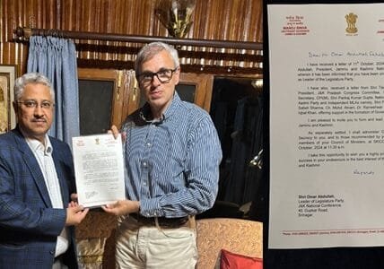 National Conference leader Omar Abdullah will take oath as Chief Minister of Jammu and Kashmir today