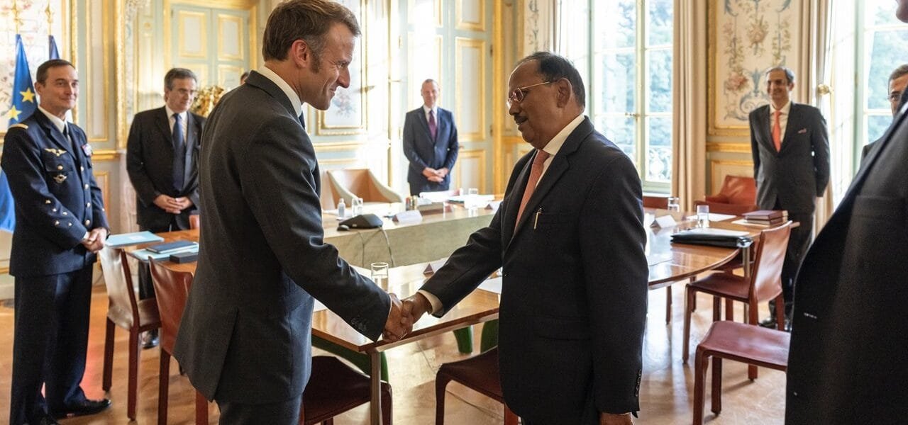 National Security Advisor Doval meets French President Macron