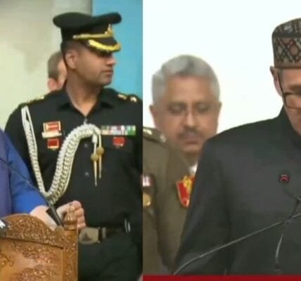 Omar Abdullah sworn in as Chief Minister of Jammu and Kashmir
