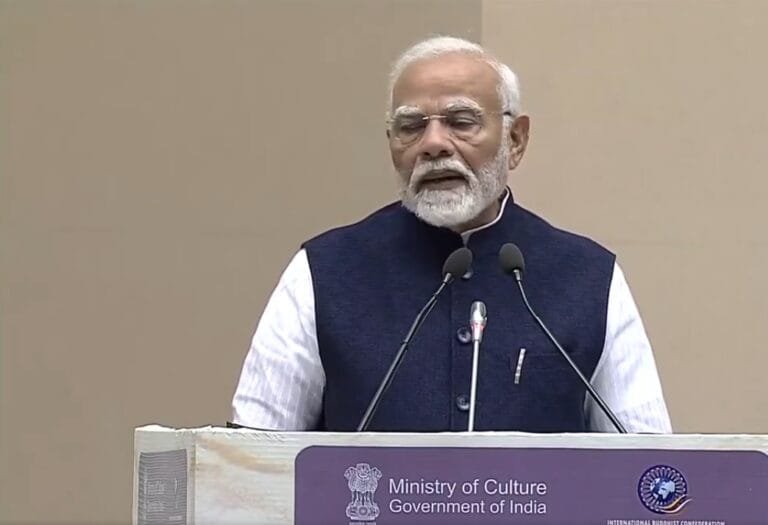 PM Modi attends celebrations of International Abhidhamma Day and recognition of Pali as a classical language