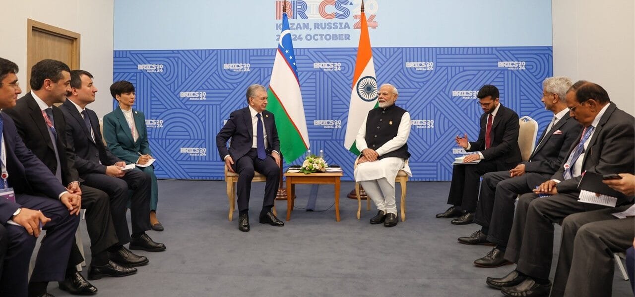 PM Modi holds bilateral meetings with top leaders of Uzbekistan, UAE and Egypt on the sidelines of BRICS Summit in Kazan