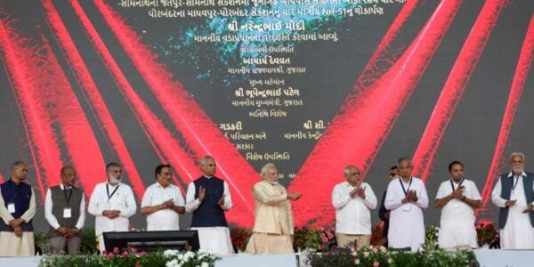 PM Modi inaugurates and lays foundation stone of projects worth Rs 4,900 crore in Amreli, Gujarat