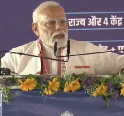 PM Modi inaugurates and lays foundation stone of various projects worth over Rs 80,000 crore in Jharkhand