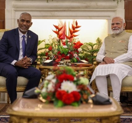 PM Modi meets President Muizzu of Maldives