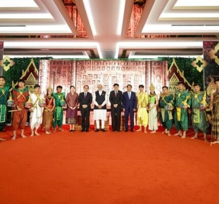 PM Modi watches Lao Ramayana performed by the iconic Royal Theatre in Luang Prabang