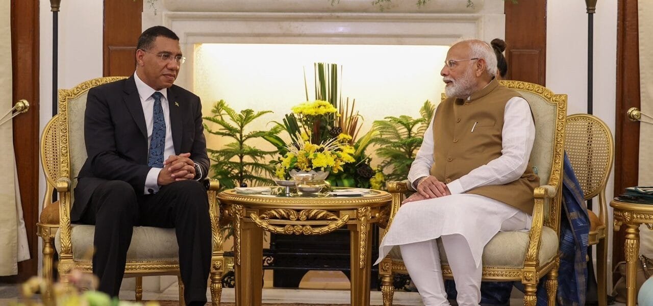 PM Narendra Modi held talks with Prime Minister of Jamaica Dr. Andrew Holness