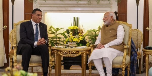 PM Narendra Modi held talks with Prime Minister of Jamaica Dr. Andrew Holness