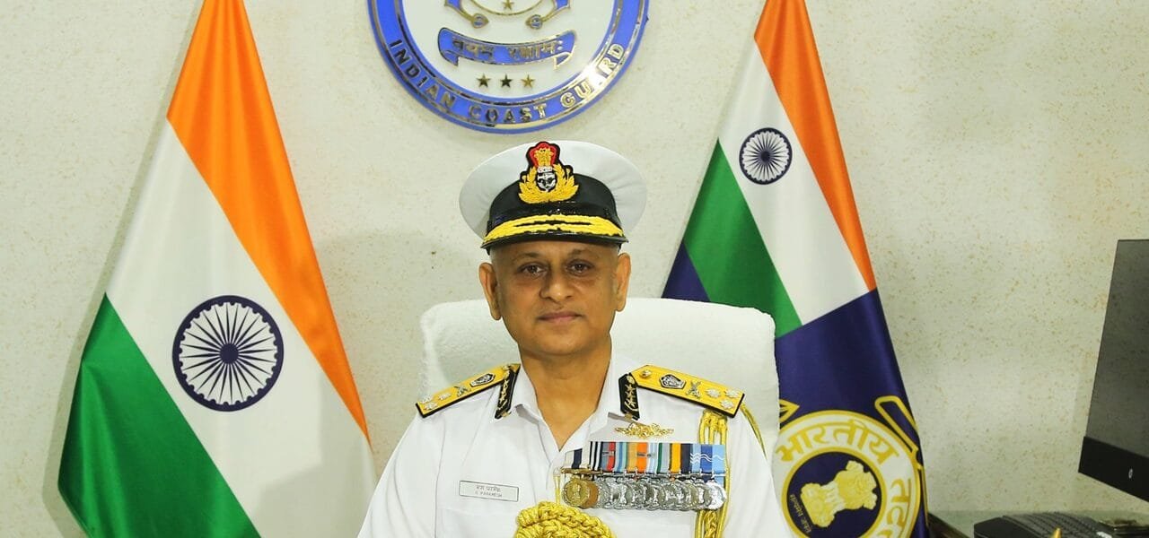 Parmesh Sivamani took over as the 26th Director General of the Indian Coast Guard