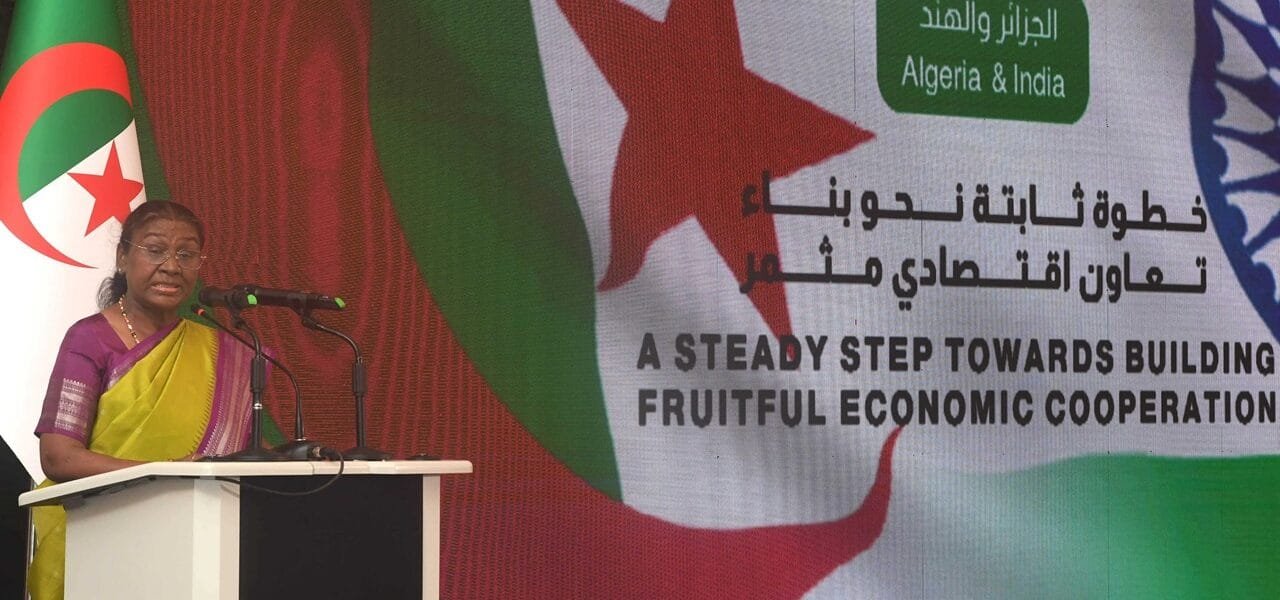 President Draupadi Murmu calls for deeper economic cooperation between India and Algeria