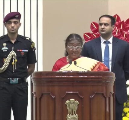 President Draupadi Murmu presented the 5th National Water Awards in New Delhi