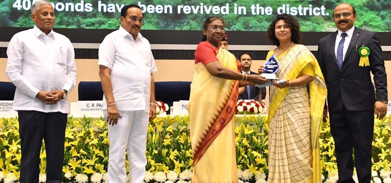 President Draupadi Murmu presented the 5th National Water Awards in New Delhi today