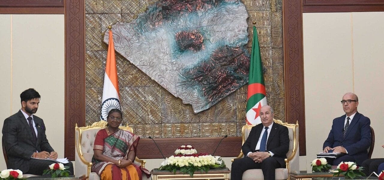 President Murmu holds talks with Algerian President Tabboune