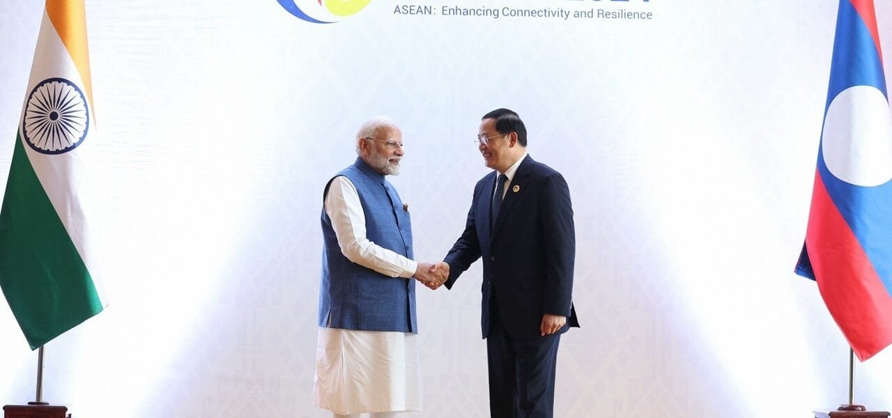 Prime Minister Modi held bilateral talks with Prime Minister of Lao PDR, Sonexay Sipandon, in Vientiane today