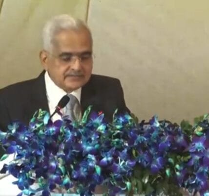 Reserve Bank of India Governor Shaktikanta Das addresses the RBI@90 Conference