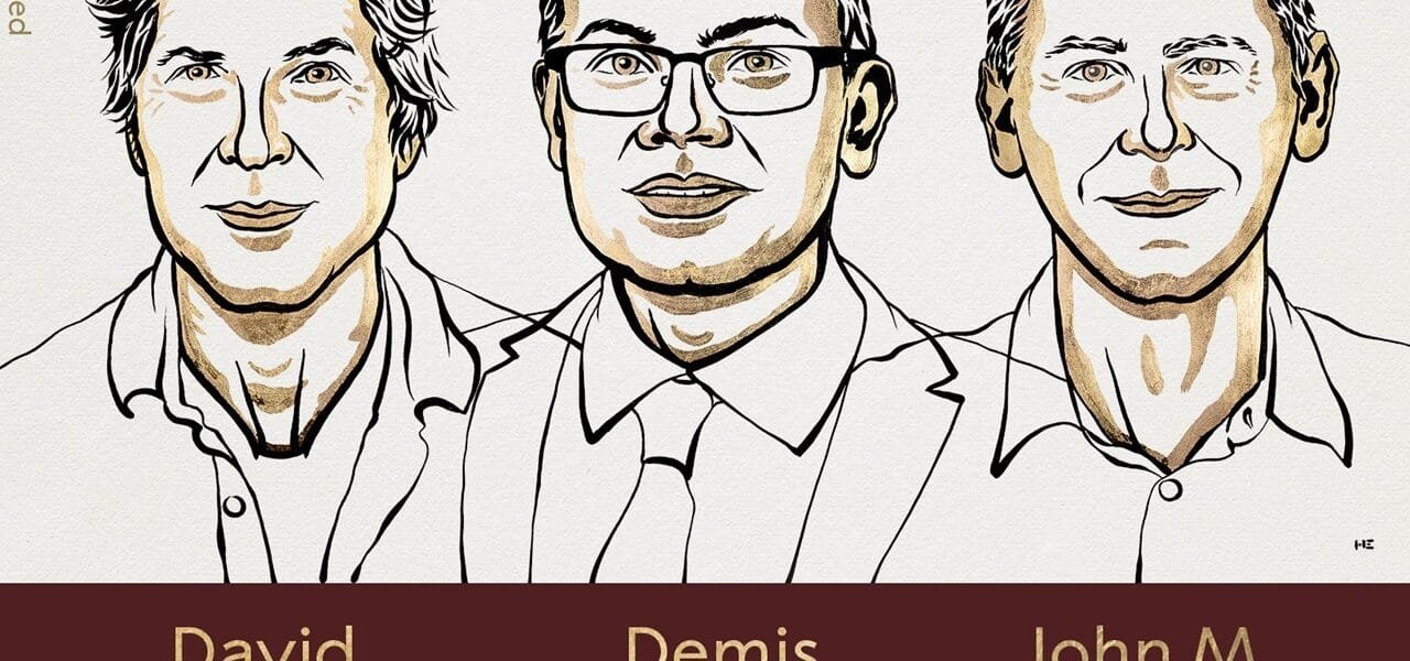 Scientists David Baker, John Jumper and Demis Hassabis will be awarded this year's Nobel Prize in Chemistry