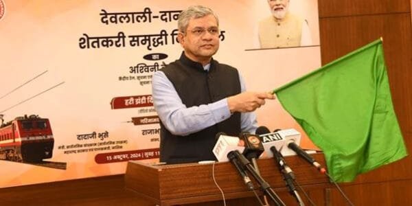 'Shetkari Samridhi' special Kisan train launched by Railway Minister Ashwini Vaishnav