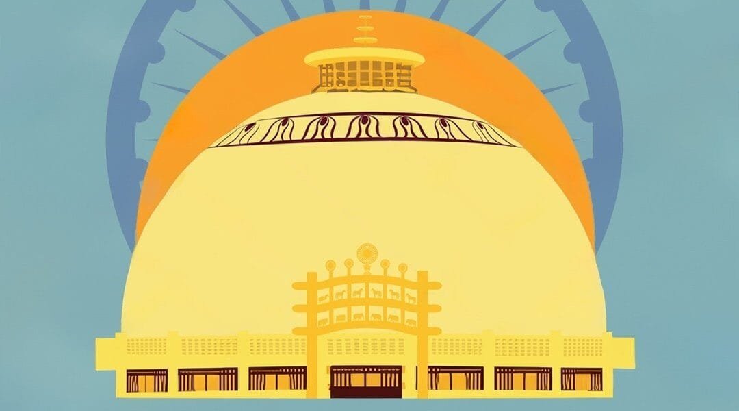 Thousands of people from across the country and abroad are participating in the 68th Dhammachakra Pravartan Day at Deekshabhoomi in Nagpur today