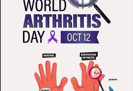 Today is World Arthritis Day; which is called arthritis