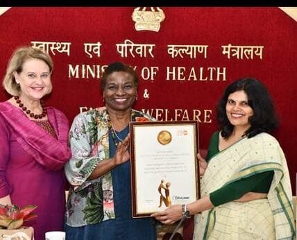 UNFPA honours India for leading role in maternal health and family planning