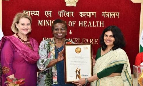 UNFPA honours India for leading role in maternal health and family planning