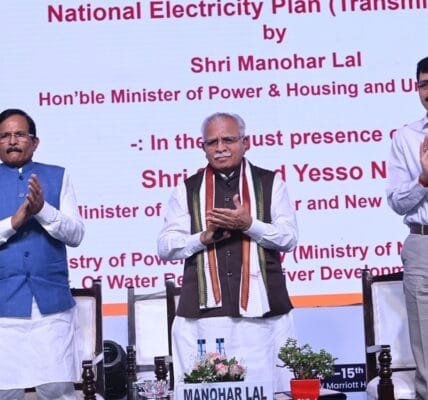 Union Minister Manohar Lal addressed the session on Indian Power Sector Scenario 2047 in New Delhi today