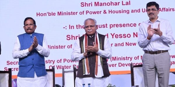 Union Minister Manohar Lal addressed the session on Indian Power Sector Scenario 2047 in New Delhi today