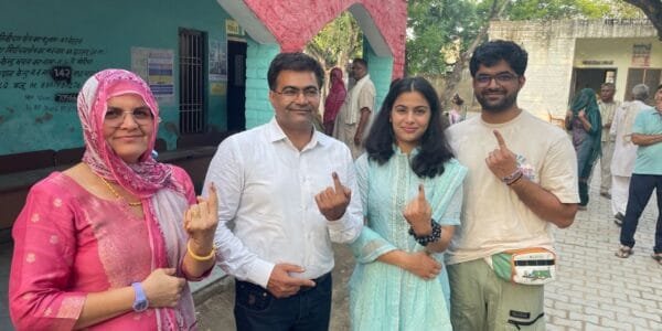 Voting continues for all 90 seats of Haryana Assembly