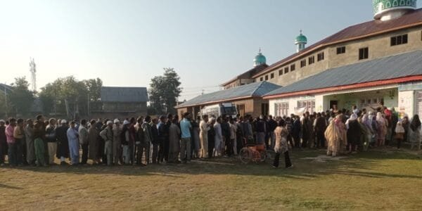 Voting continues for the third and final phase of assembly elections in Jammu and Kashmir