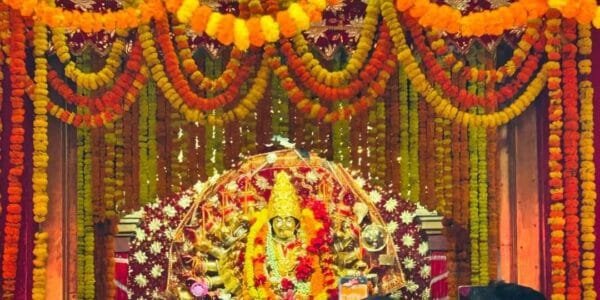 nine-day festival of worship of Goddess Durga 'Navaratri' begins with enthusiasm
