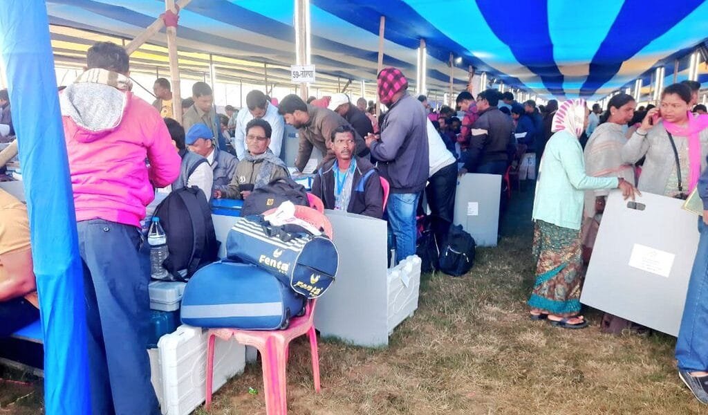 All preparations are complete for tomorrow's voting in the first phase of assembly elections in Jharkhand