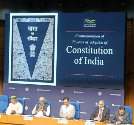 Central Government announced a campaign to celebrate the 75th anniversary of the adoption of the Constitution