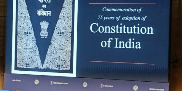 Central Government announced a campaign to celebrate the 75th anniversary of the adoption of the Constitution
