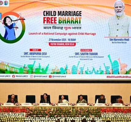 Central Government launched the national campaign 'Child Marriage Free India'