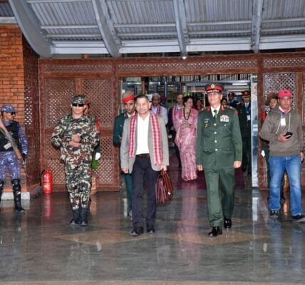 Chief of Army Staff (COAS) General Upendra Dwivedi leaves for Nepal visit