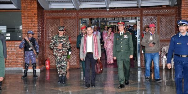 Chief of Army Staff (COAS) General Upendra Dwivedi leaves for Nepal visit
