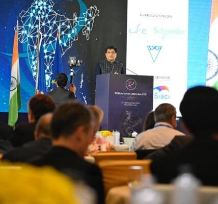 Commerce and Industry Minister Piyush Goyal appeals to France and Asia-Pacific partners to enhance cooperation in three areas