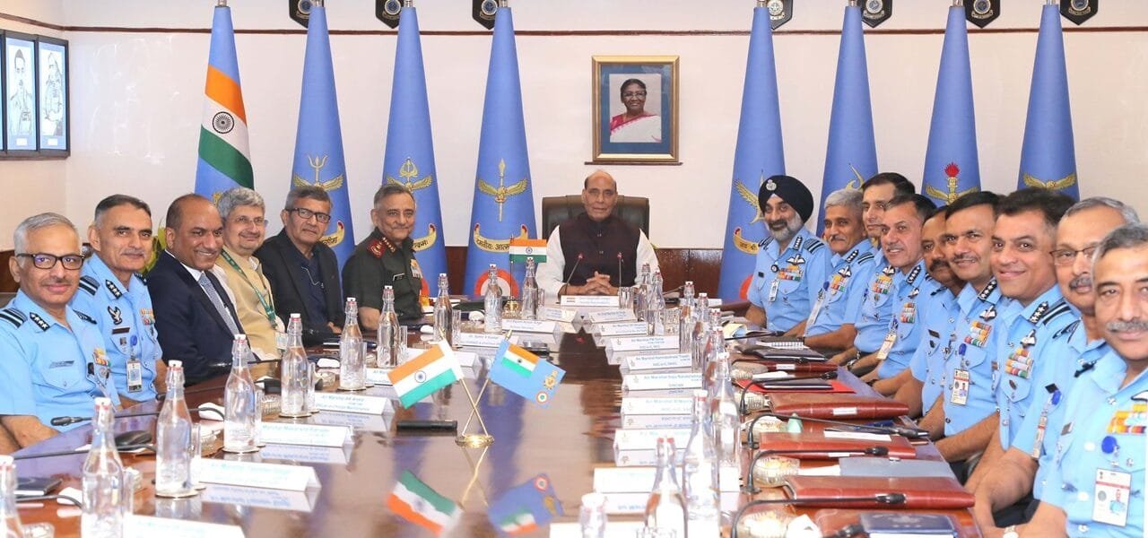 Defence Minister Rajnath Singh lauds Indian Air Force for its dedication and efficiency in defending the country
