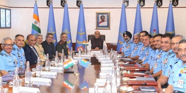 Defence Minister Rajnath Singh lauds Indian Air Force for its dedication and efficiency in defending the country
