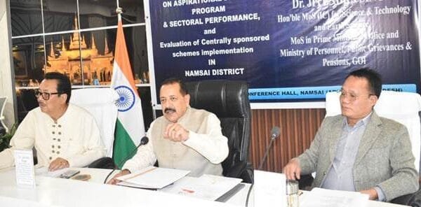Dr Jitendra Singh highlights progress of Namsai, lauds PM Modi's development vision for Northeast