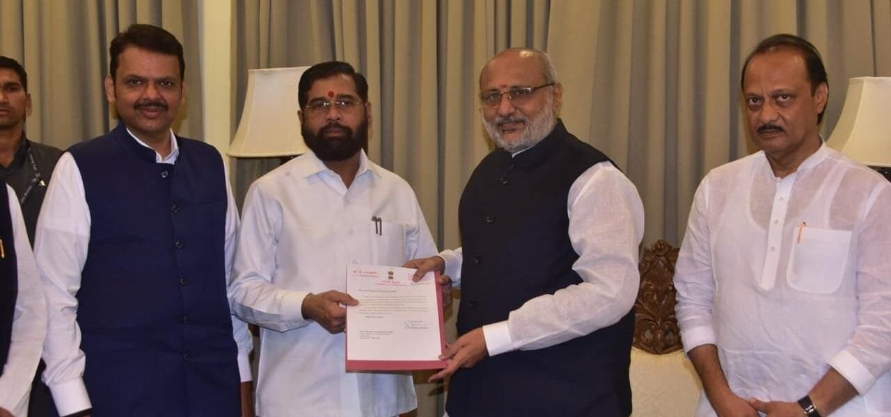 Eknath Shinde resigns from the post of Chief Minister of Maharashtra in Mumbai