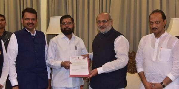 Eknath Shinde resigns from the post of Chief Minister of Maharashtra in Mumbai