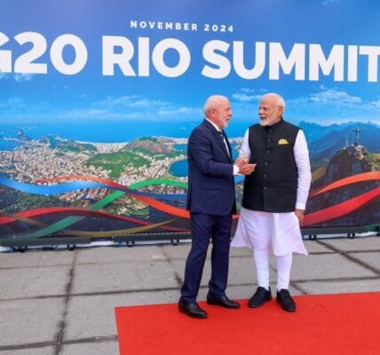 G-20 Summit PM Modi thanks Brazilian President Lula da Silva for the warm welcome