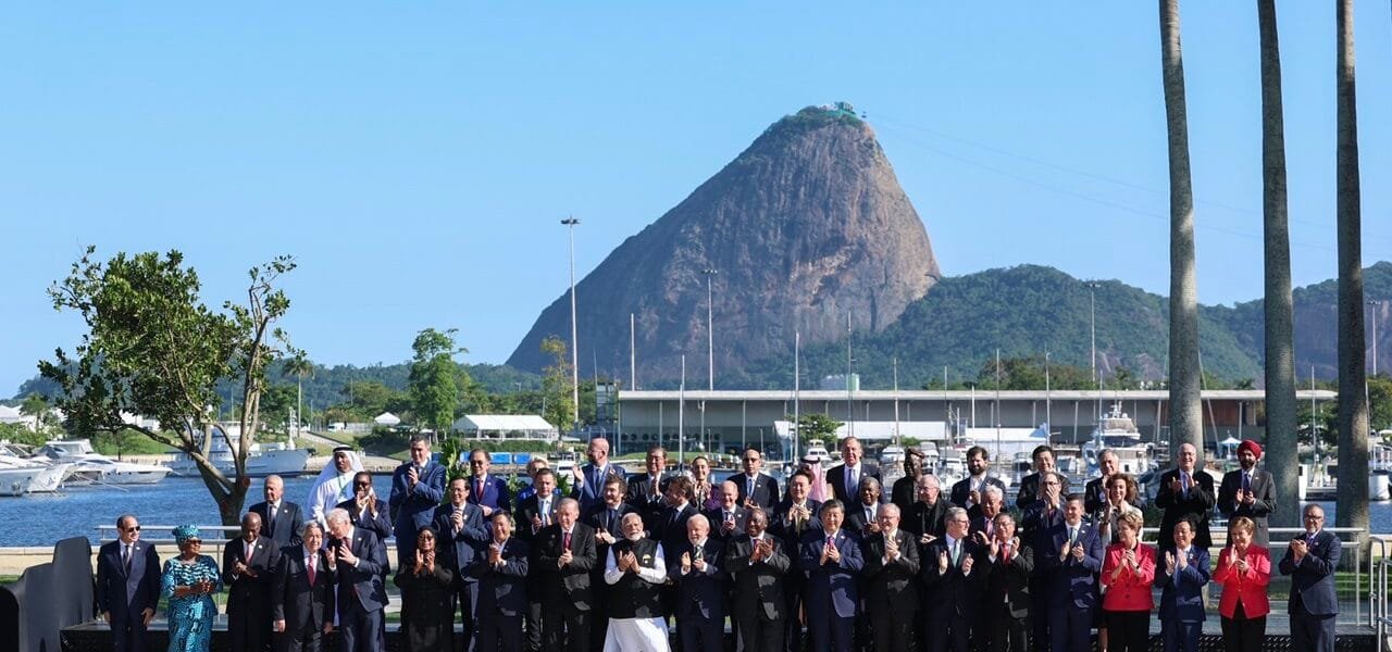 G-20 leaders adopted the Rio de Janeiro Declaration and called for initiatives on climate change and preventing war in Ukraine and West Asia