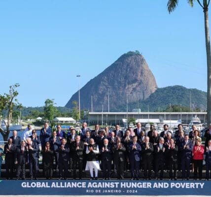 G-20 leaders adopted the Rio de Janeiro Declaration and called for initiatives on climate change and preventing war in Ukraine and West Asia