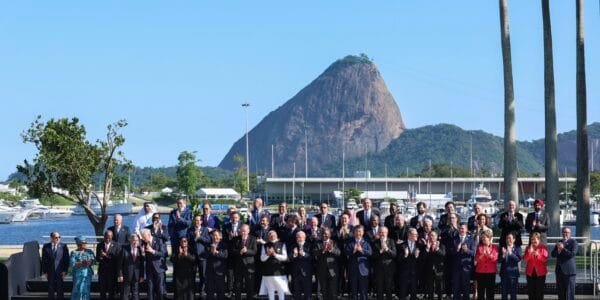 G-20 leaders adopted the Rio de Janeiro Declaration and called for initiatives on climate change and preventing war in Ukraine and West Asia