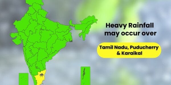 IMD predicted heavy rains in Tamil Nadu, Puducherry and Karaikal today, air quality in Delhi in very poor category