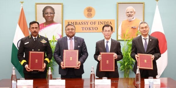 Implementation Memorandum signed with Government of Japan for co-development of Unicorn Masts for Indian Navy