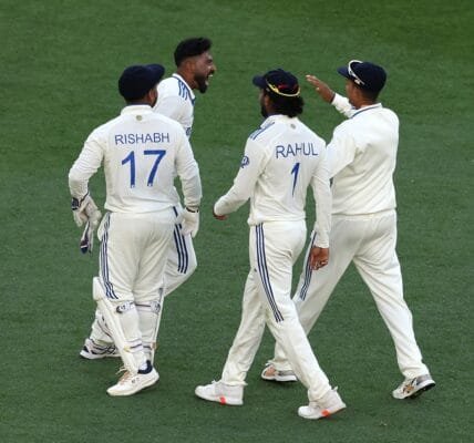 India all out for 150 in first innings against Australia in opening match of Border-Gavaskar Trophy